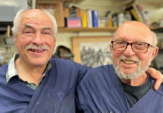 Lee and Don Photo of Lee Kramka and Don Millhauser