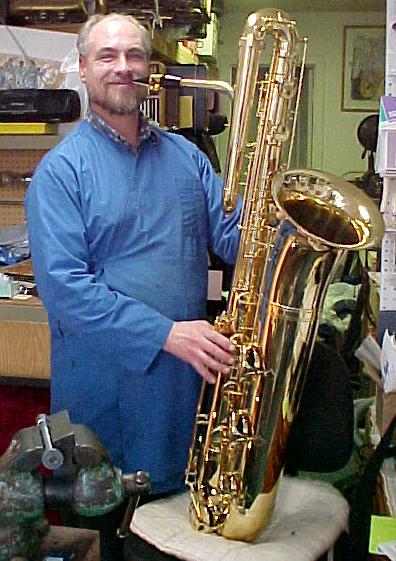 leehorn2 Lee with bass sax